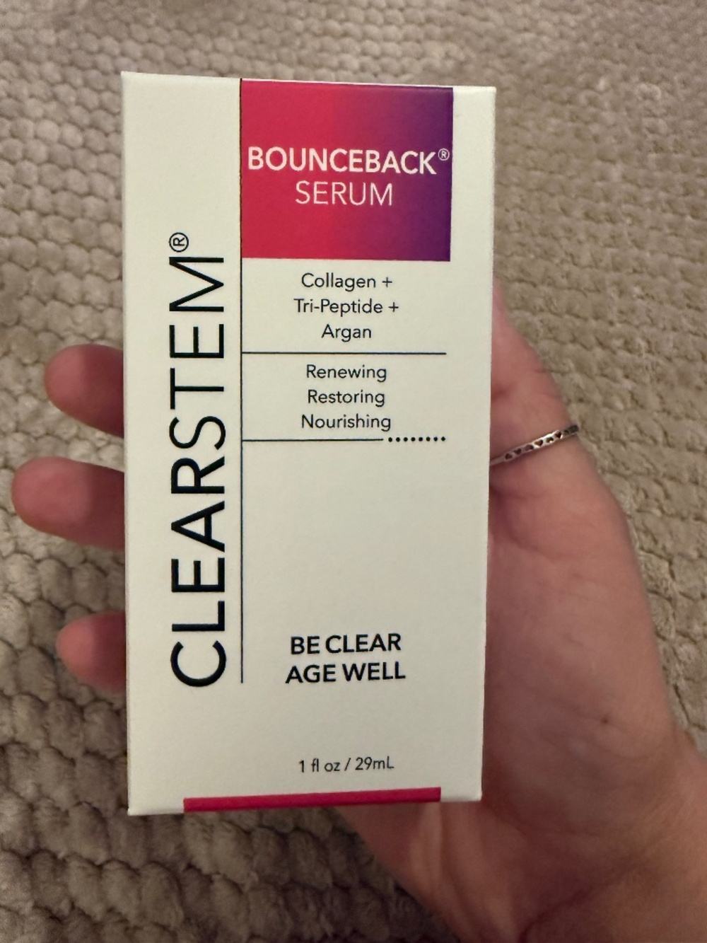 Clearstem bounceback serum
